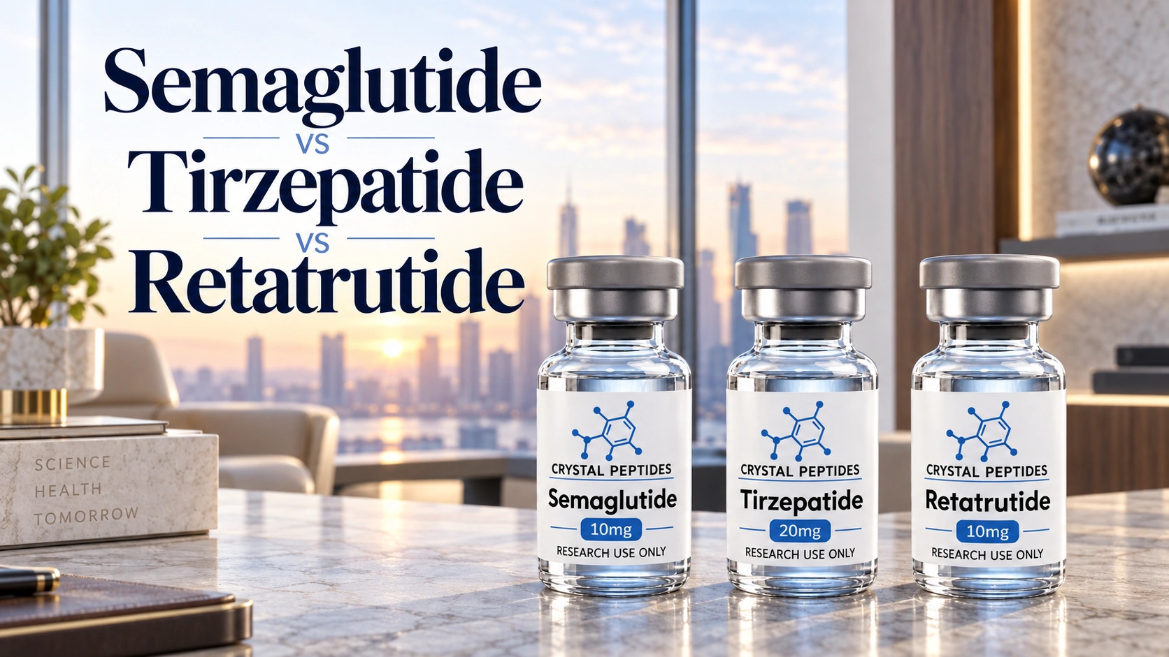 Semaglutid, Tirzepatid und Retatrutid: Einzel-, Doppel- und Dreifachrezeptoragonismus