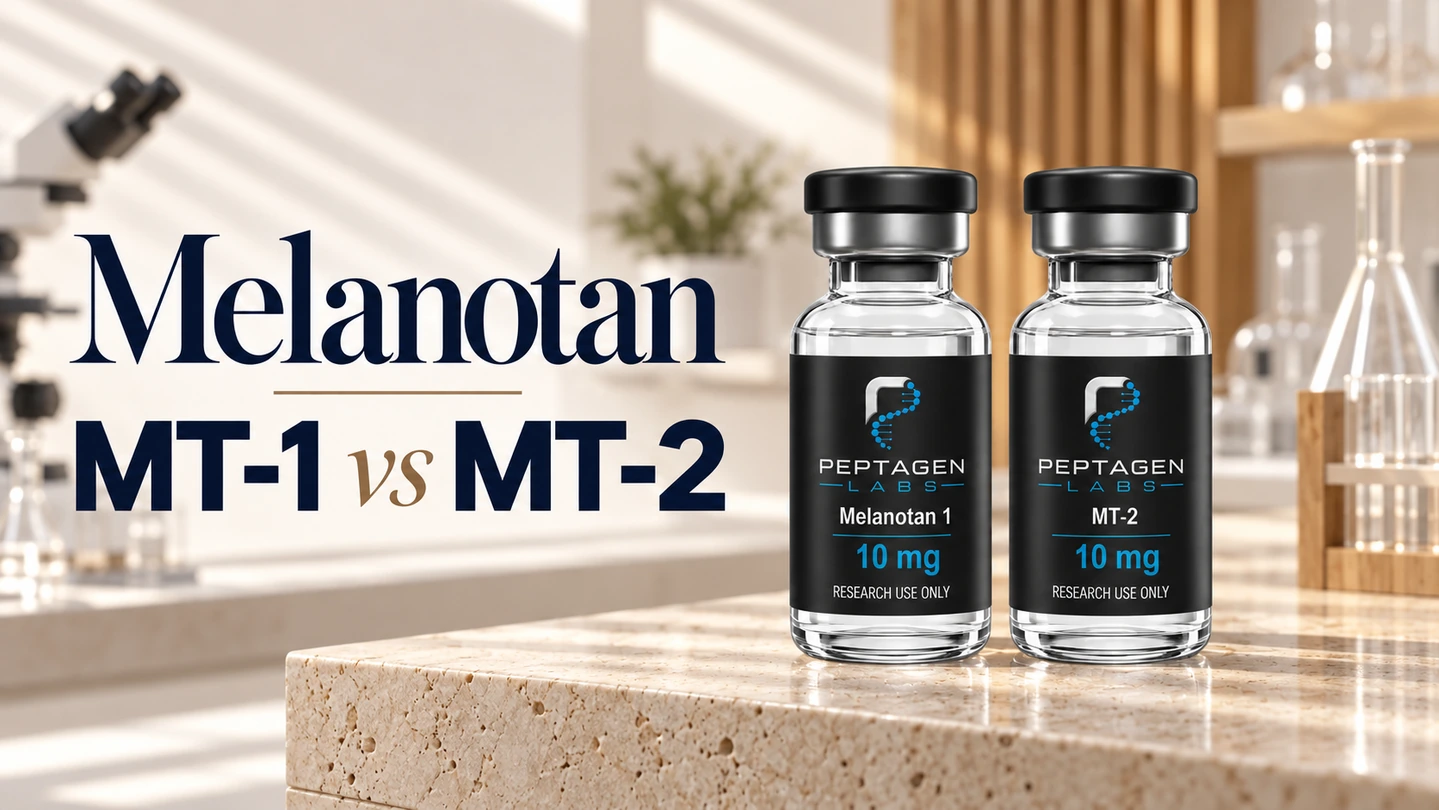 Melanotan MT-1 vs. MT-2: Struktur, Evidenz und regulatorischer Status